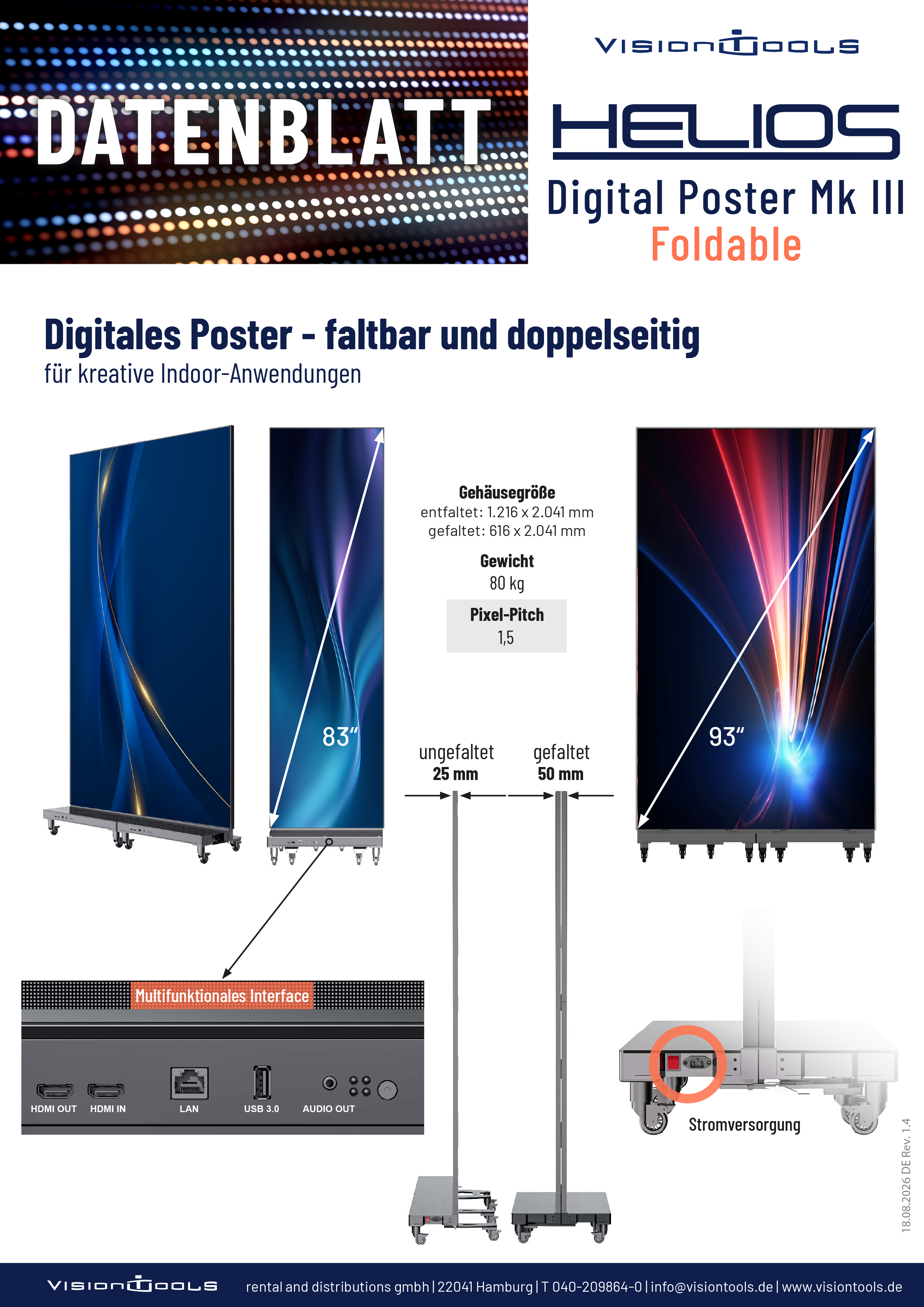 Datenblatt Digital Poster Mk III Titel